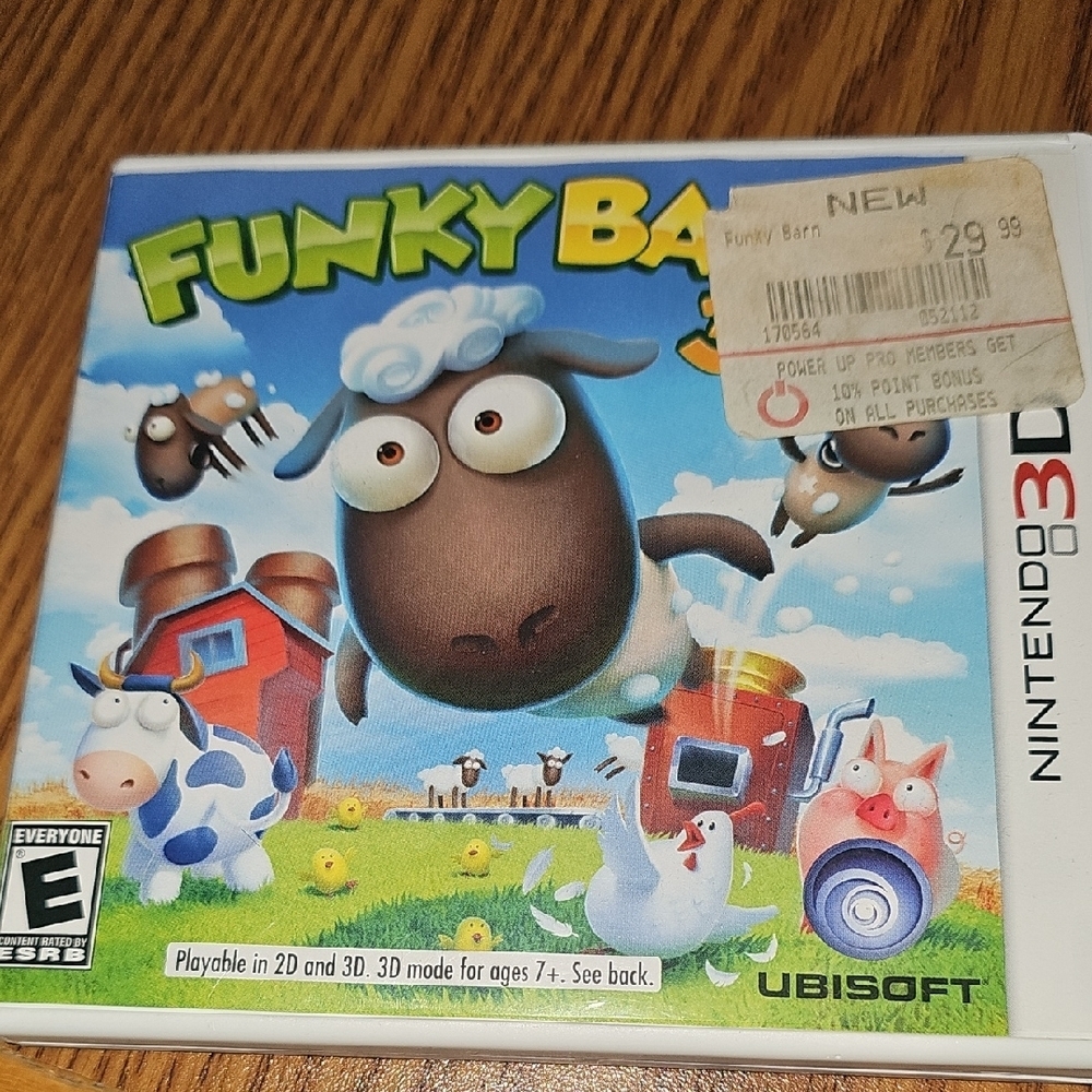 Nintendo 3DS Funky Barn Game - Blue, Green, White, Brown